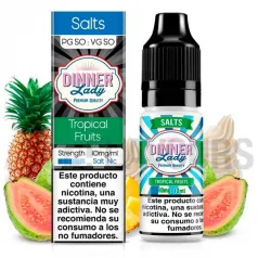 Sales nicotina Tropical fruits Dinner Lady con sabor a frutas tropicales con crema