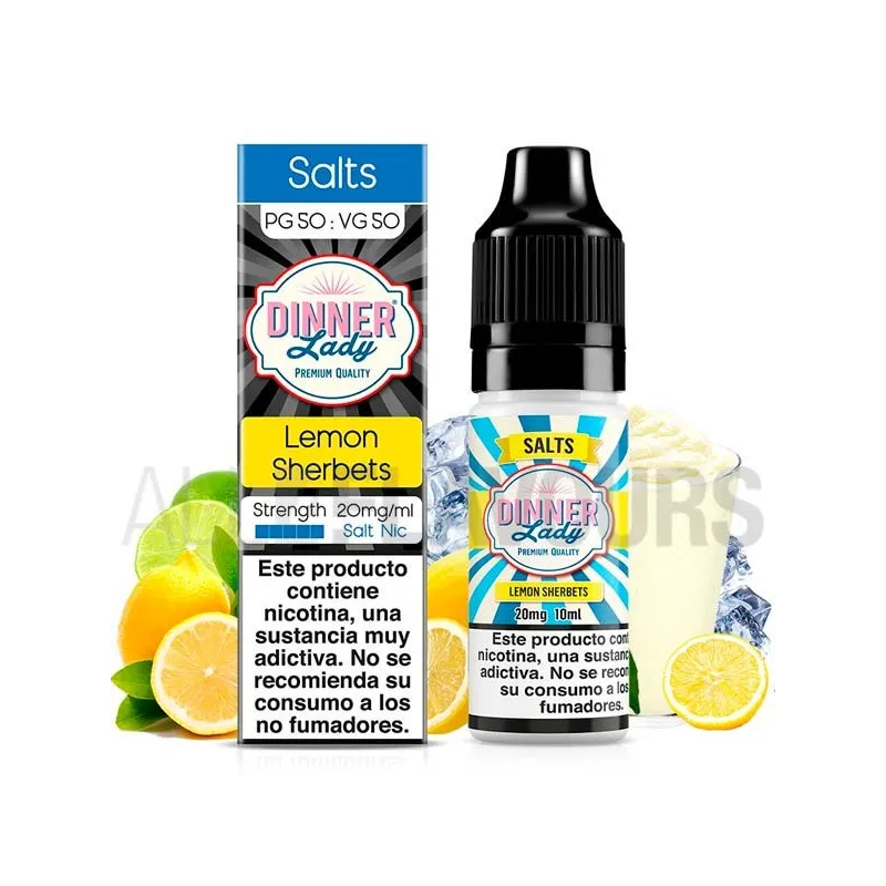 Lemon Sherbet 10 ml 10/20 mg Dinner Lady