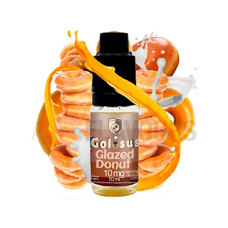 Sales de nicotina Glazed Donut 10 ml 10/20 MG Golosus sabor a donut azucarado Sales de nicotina Glazed Donut 10 ml 10/20 MG Golosus sabor a donut azucarado