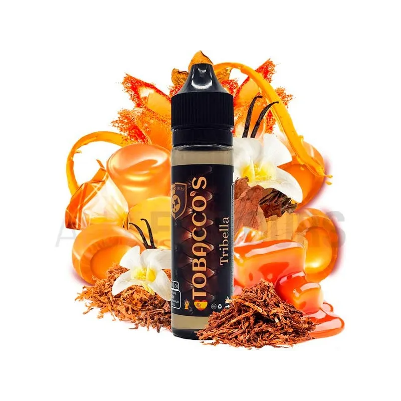Líquido vaper sin nicotina sabor a tabaco con caramelo Tribell 50ml Tobaccos Líquido vaper sin nicotina sabor a tabaco con caramelo Tribell 50ml Tobaccos