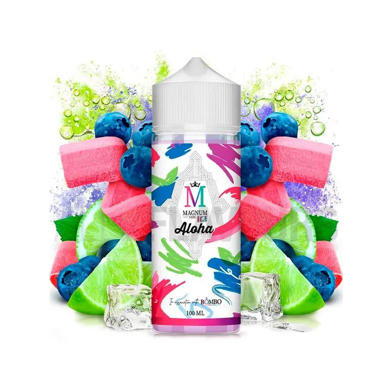 Líquido vaper sin nicotina Aloha 100 ml Magnum Vape sabor frutal fresco Líquido vaper sin nicotina Aloha 100 ml Magnum Vape sabor frutal fresco