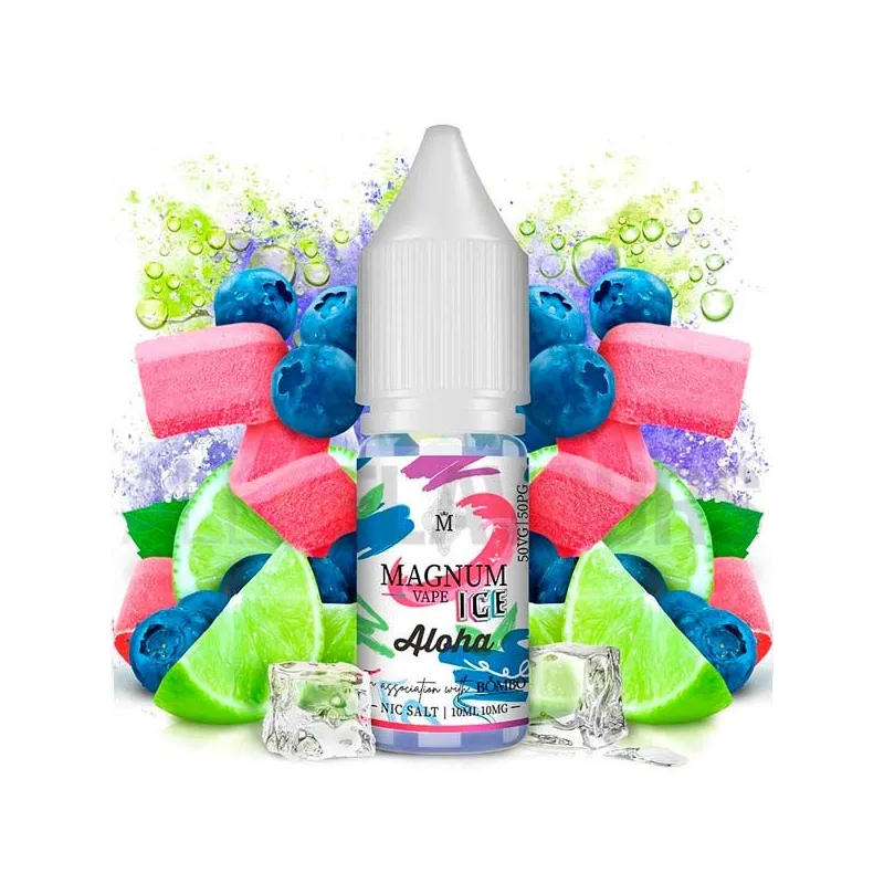 Líquido sales de nicotina aloha de Magnum Vape con sabor a frutas y golosinas Líquido sales de nicotina aloha de Magnum Vape con sabor a frutas y golosinas