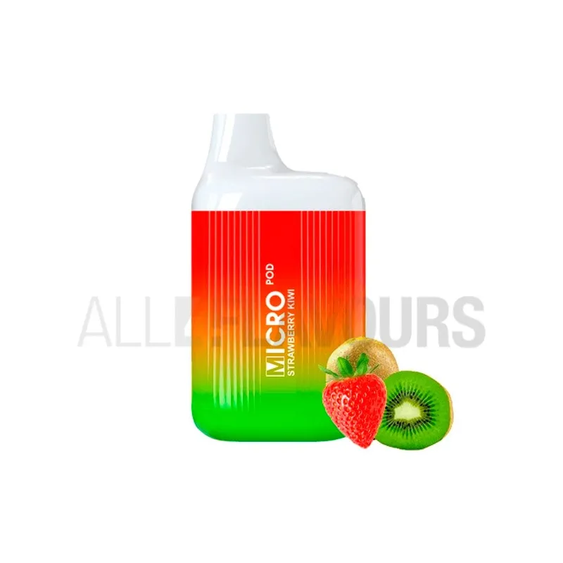 Pod desechable con nicotina sabor a kiwi con fresas Pod desechable Kiwi Strawberry Micro Pod Pod desechable con nicotina sabor a kiwi con fresas Pod desechable Kiwi Strawberry Micro Pod