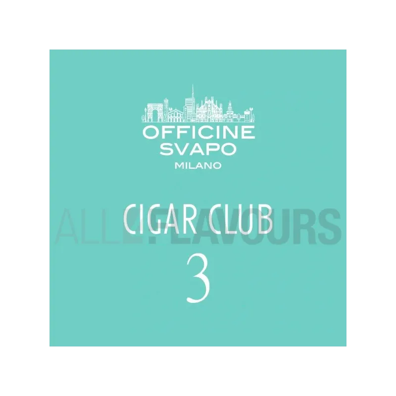 Extracto orgánico tabaco sin nicotina Cigar Club 3 10 ml Officine Svapo Extracto orgánico tabaco sin nicotina Cigar Club 3 10 ml Officine Svapo