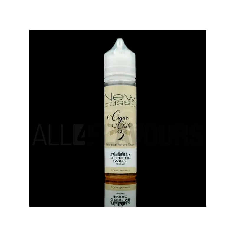 Extracto orgánico tabaco sin nicotina Cigar Club 3 20 ml Officine Svapo Extracto orgánico tabaco sin nicotina Cigar Club 3 20 ml Officine Svapo
