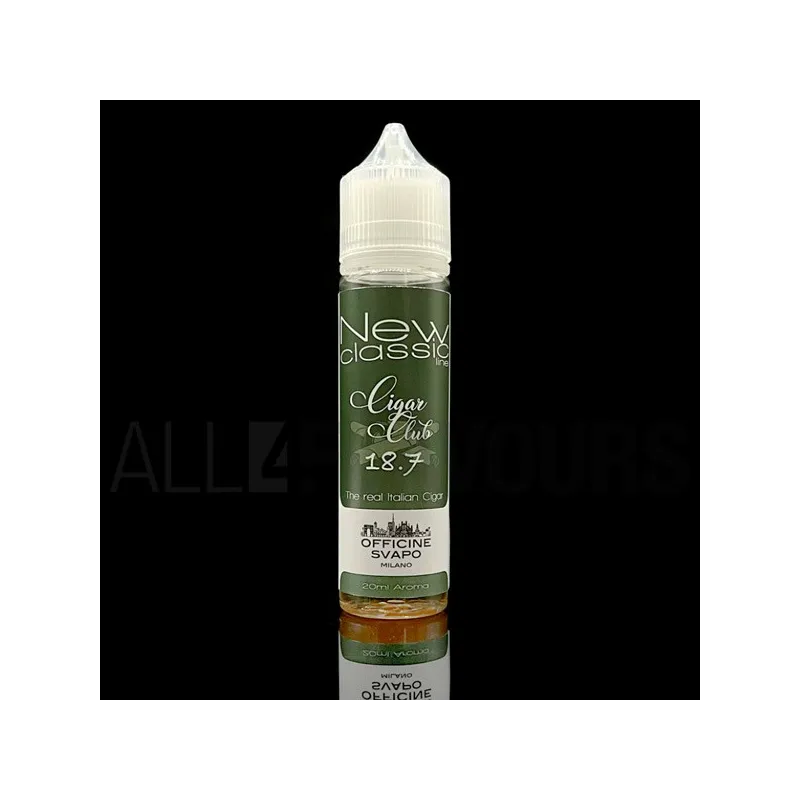 Extracto orgánico tabaco sin nicotina Cigar Club 18.7 20 ml Officine Svapo Extracto orgánico tabaco sin nicotina Cigar Club 18.7 20 ml Officine Svapo