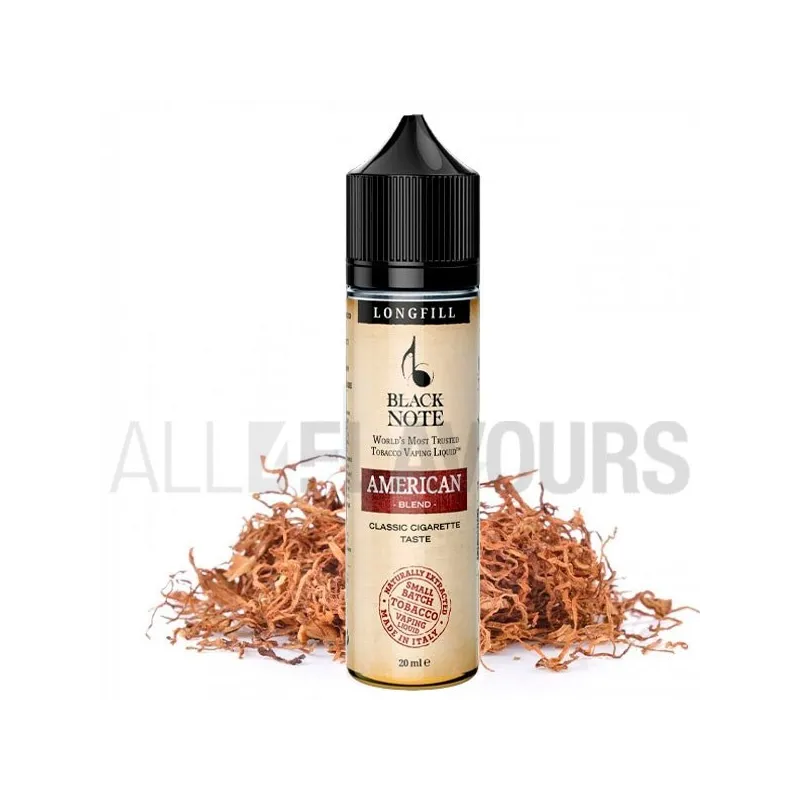 Extracto orgánico tabaco sin nicotina American Blend 20 ml Black note Extracto orgánico tabaco sin nicotina American Blend 20 ml Black note