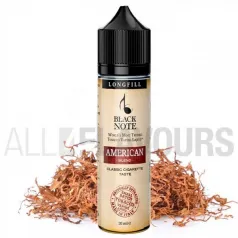 Extracto orgánico tabaco sin nicotina American Blend 20 ml Black note