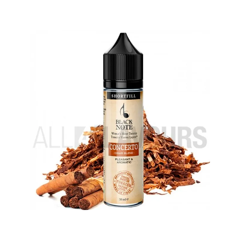 Extracto orgánico tabaco sin nicotina Concerto 20 ml Black note Extracto orgánico tabaco sin nicotina Concerto 20 ml Black note
