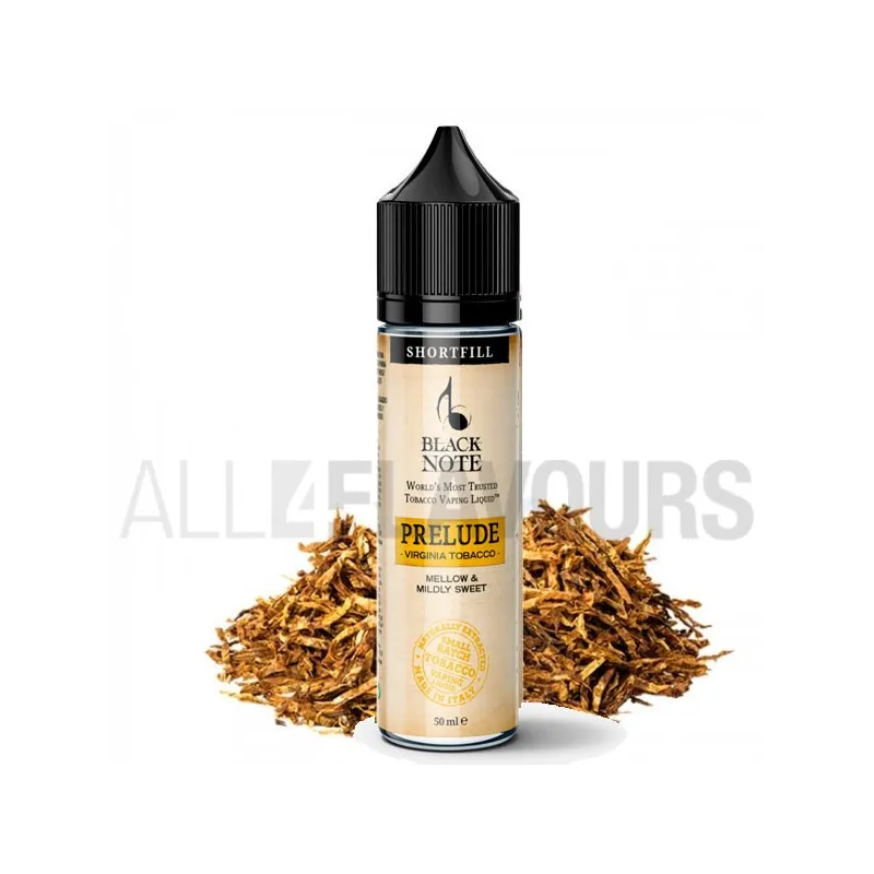 Extracto orgánico tabaco sin nicotina Prelude 20 ml Black note Extracto orgánico tabaco sin nicotina Prelude 20 ml Black note