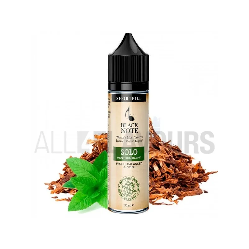 Extracto orgánico tabaco sin nicotina Solo 20 ml Black note Extracto orgánico tabaco sin nicotina Solo 20 ml Black note