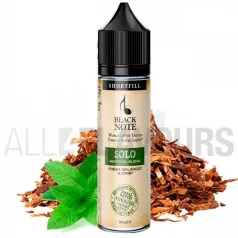 Extracto orgánico tabaco sin nicotina Solo 20 ml Black note