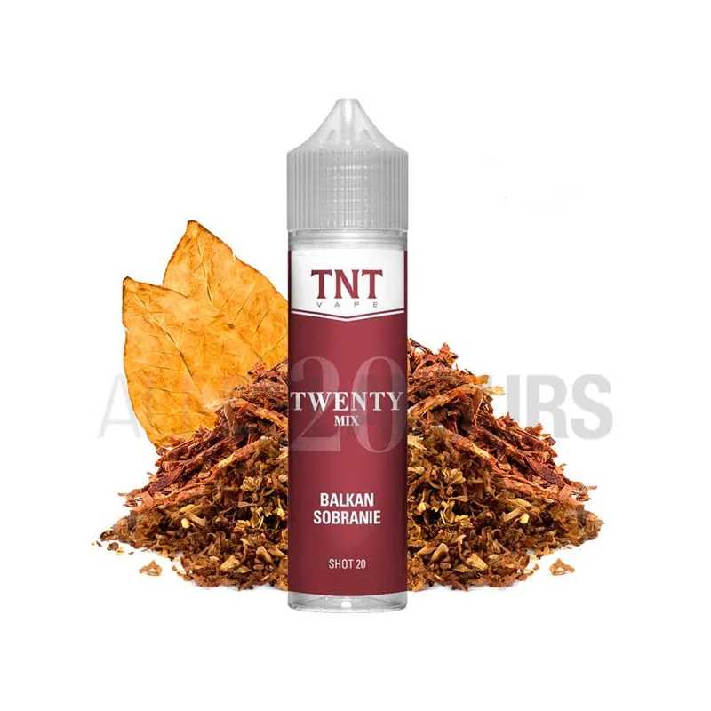 Extracto orgánico tabaco sin nicotina SBalkan Sobranie Twenty 20 ml Tnt-Vape sabor a tabaco Extracto orgánico tabaco sin nicotina SBalkan Sobranie Twenty 20 ml Tnt-Vape sabor a tabaco