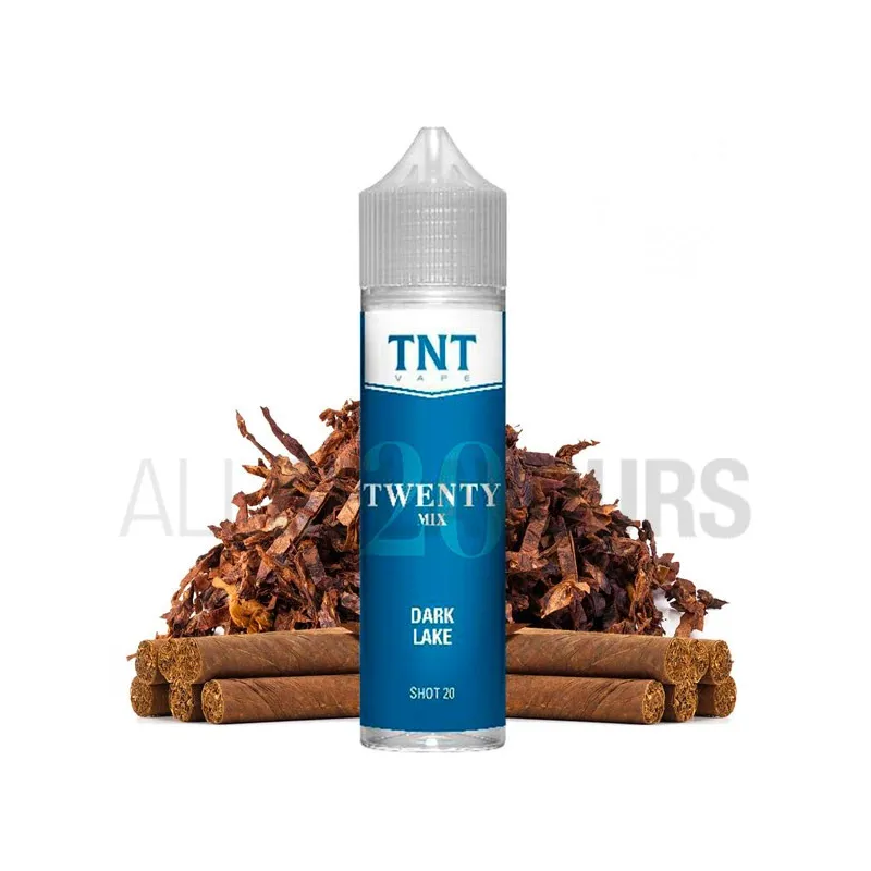 Extracto orgánico tabaco sin nicotina Dark Lake Twenty 20 ml Tnt-Vapesabor a tabaco Extracto orgánico tabaco sin nicotina Dark Lake Twenty 20 ml Tnt-Vapesabor a tabaco