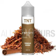 Extracto orgánico tabaco sin nicotina Trinidad Avana Twenty 20 ml Tnt-Vape sabor a tabaco de puro