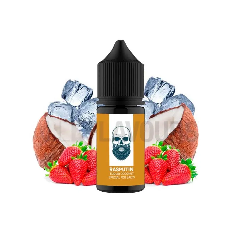 Pack sales nicotina Daruma Rasputin con sabor a coco con fresas con efecto frío Pack sales nicotina Daruma Rasputin con sabor a coco con fresas con efecto frío