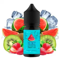 Pack sales nicotina  Tico Ice 22 ml Daruma con sabor a sandía, fresas y kiwi