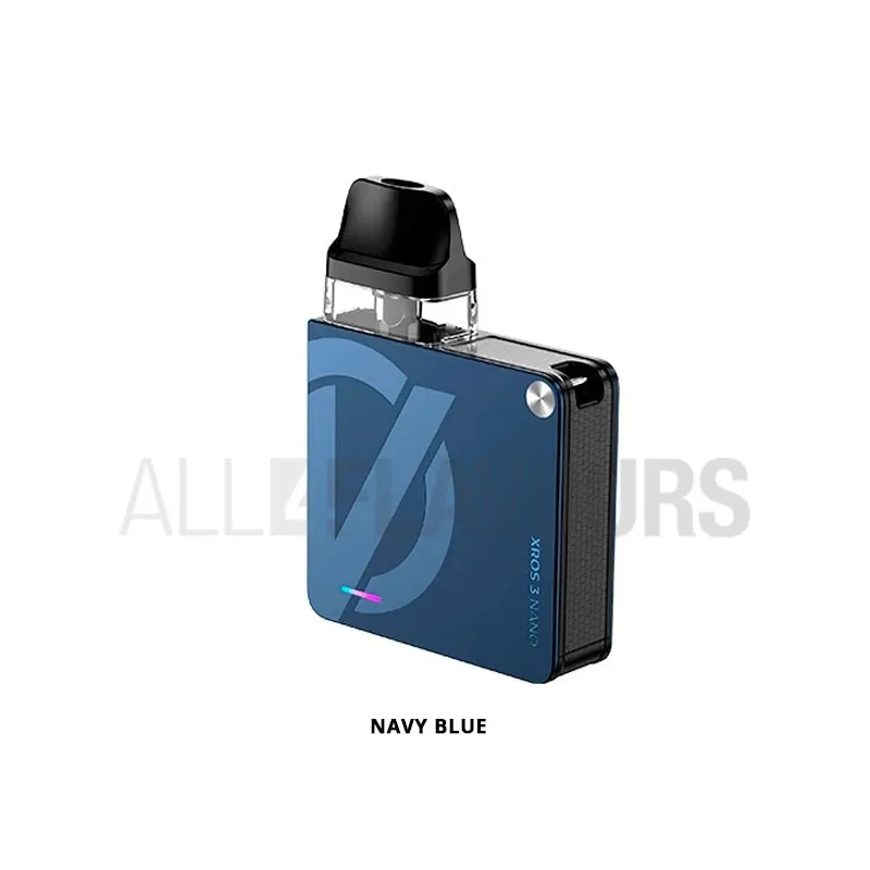 Xros nano 3 pod kit para vapear color azul navi