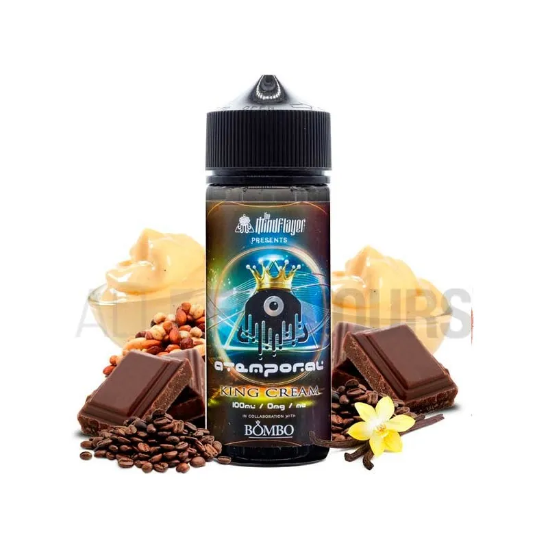 Líquido vapear sin nicotina sabor a galletas, crema y chocolate King Cream 100 ml The Mind Flayer Líquido vapear sin nicotina sabor a galletas, crema y chocolate King Cream 100 ml The Mind Flayer