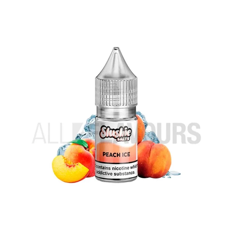 Líquido sales nicotina Peach Ice 20MG 10ml Slushy con sabor a melocotón helado Líquido sales nicotina Peach Ice 20MG 10ml Slushy con sabor a melocotón helado