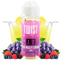 líquido de vapeo sin nicotina Berry Medley Lemonade 100ml Twist Eliquid con sabor a limonada con frutos del bosque