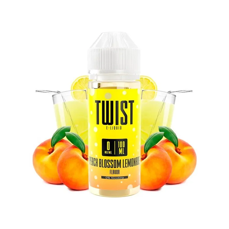 líquido de vapeo sin nicotina Peach Bloosom Lemonade 100ml Twist Eliquid con sabor a limonada de melocotón líquido de vapeo sin nicotina Peach Bloosom Lemonade 100ml Twist Eliquid con sabor a limonada de melocotón
