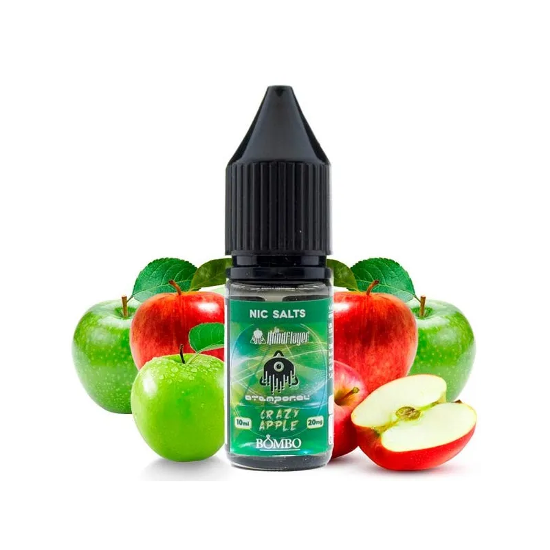 Líquido sales nicotina vaper Crazy Apple 10 ml 10/20 Mg The Mind Flayer sabor a manzana Líquido sales nicotina vaper Crazy Apple 10 ml 10/20 Mg The Mind Flayer sabor a manzana