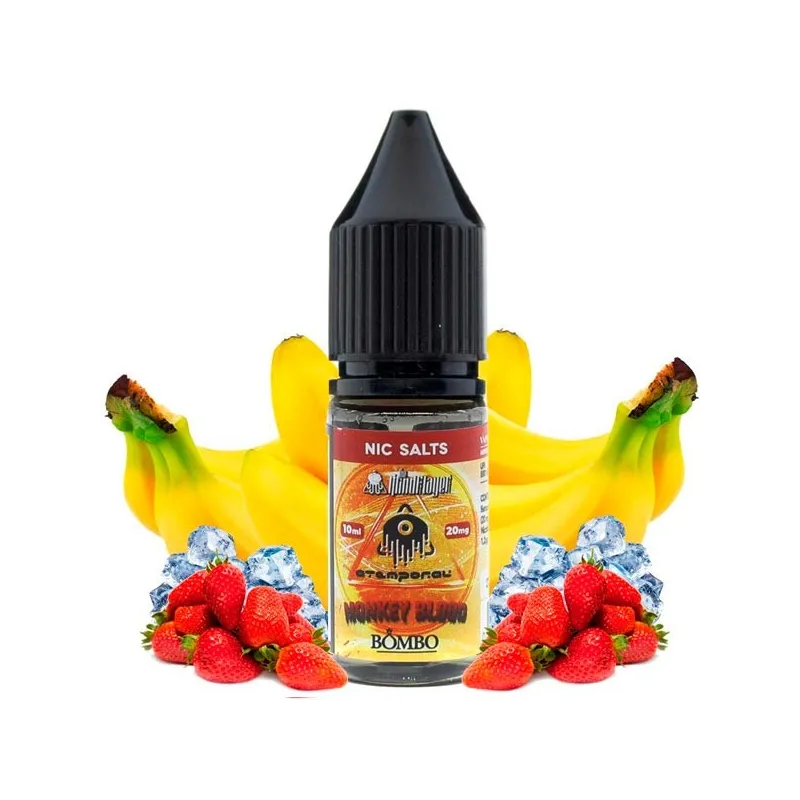 Líquido sales nicotina vaper Monkey Blood 10 ml 10/20 Mg The Mind Flayer sabor plátano, fresas y un efecto fresco. Líquido sales nicotina vaper Monkey Blood 10 ml 10/20 Mg The Mind Flayer sabor plátano, fresas y un efecto fresco.
