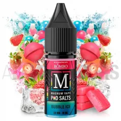 Líquido sales de nicotina Bubble Ice 10 ml 10/20 MG Magnum Vape con sabor a frutas chicle con efecto fresco