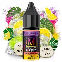 Líquido sales de nicotina Guanaba Ice 10 ml 10/20 MG Magnum Vape con sabor a guayaba con lima y con efecto fresco