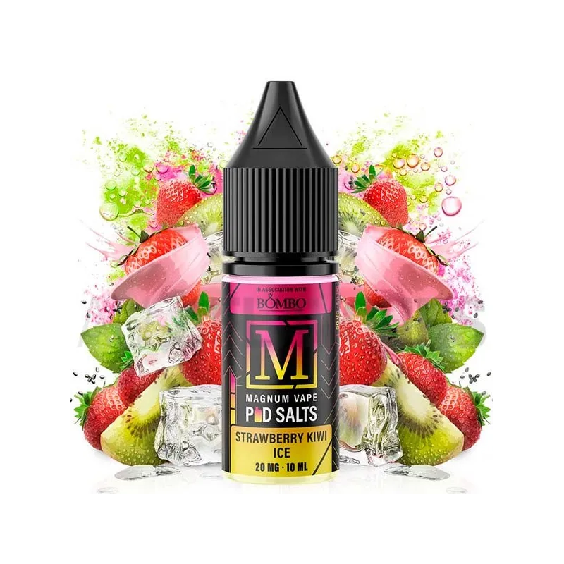 Líquido sales de nicotina Strawberry Kiwi Ice 10 ml 10/20 MG Magnum Vape con sabor a fresas con kiwi y efecto frío