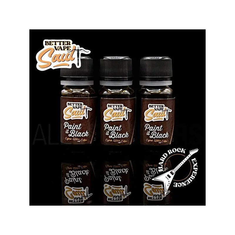 Extracto orgánico tabaco sin nicotina Hard Rock Paint It Black 11 ml Clamour Vape Extracto orgánico tabaco sin nicotina Hard Rock Paint It Black 11 ml Clamour Vape