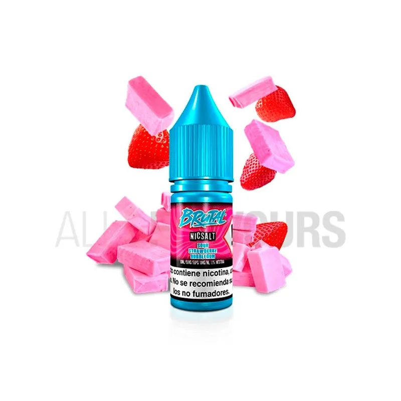 Sales nicotina diferentes graduaciones Brutal Sour Strawberry Bubblegum 10 ml 10/20 mg By Just Juice Sales nicotina diferentes graduaciones Brutal Sour Strawberry Bubblegum 10 ml 10/20 mg By Just Juice