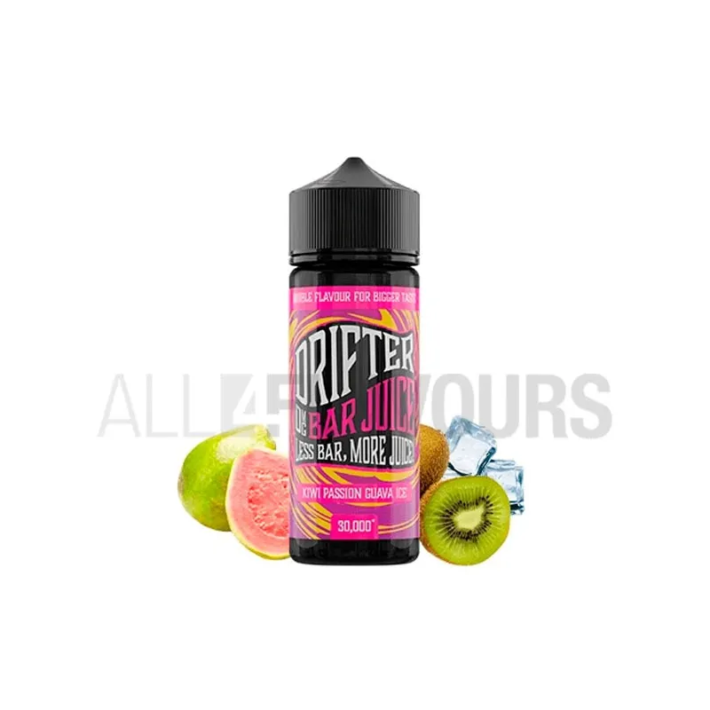 Líquido vapear sin nicotina sabor kiwi guava y frescor Juice Sauz Kiwi Passion Guava Ice 100 ml Drifter Bar Líquido vapear sin nicotina sabor kiwi guava y frescor Juice Sauz Kiwi Passion Guava Ice 100 ml Drifter Bar