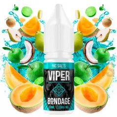 Líquido sales de nicotina con sabor frutal con crema Bondage 10 ml 10/20 MG  Viper