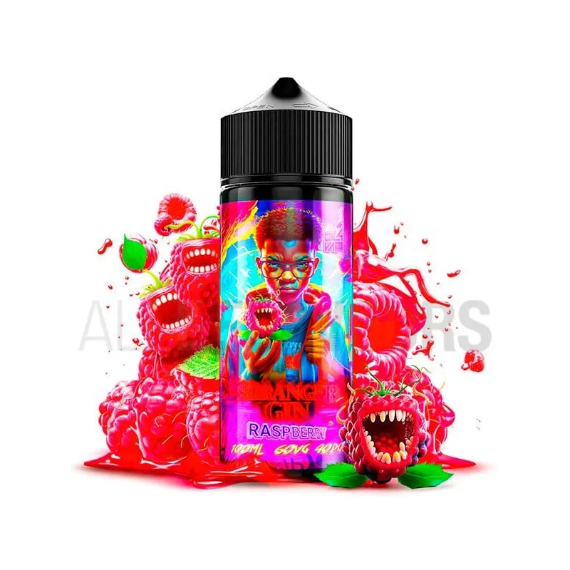 líquido vapeo sin nicotina Raspberry 100 ml Stranger Gin Oil4Vap con sabor a ginebra con frambuesas rojas líquido vapeo sin nicotina Raspberry 100 ml Stranger Gin Oil4Vap con sabor a ginebra con frambuesas rojas