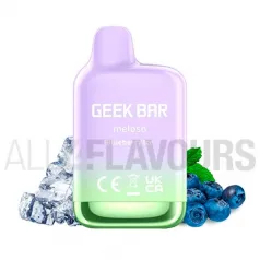 Pod Desechable Pod Desechable Meloso Mini Blueberry Ice Geek Bar20mg de nicotina con sabor a arándanos frescos