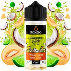 Líquido vaper sin nicotinaMelon Lime Coco 100 ml Wailani Bombo con sabor a melón coco y lima