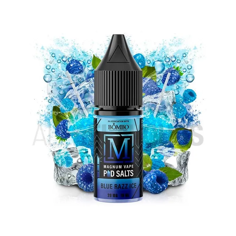 Líquido sales de nicotina Blue Razz 10 ml 10/20 MG Magnum Vape con sabor a frambuesas heladas Líquido sales de nicotina Blue Razz 10 ml 10/20 MG Magnum Vape con sabor a frambuesas heladas