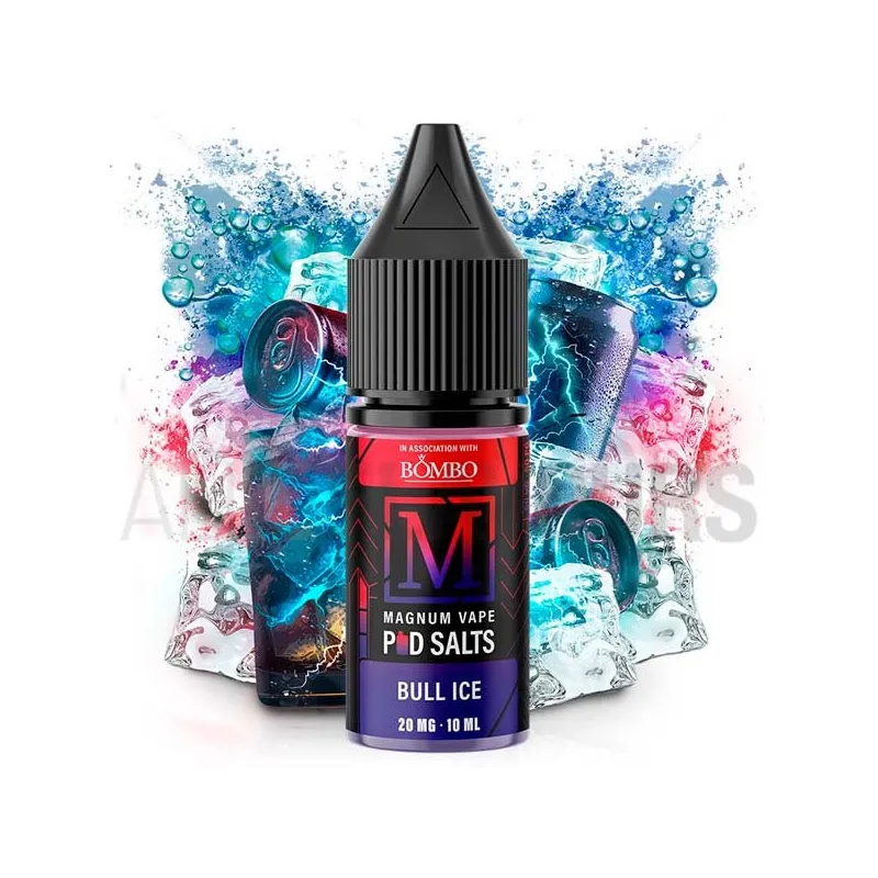 Líquido sales de nicotina Bull Ice 10 ml 10/20 MG Magnum Vape con sabor a bebida energética Líquido sales de nicotina Bull Ice 10 ml 10/20 MG Magnum Vape con sabor a bebida energética