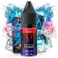 Líquido sales de nicotina Bull Ice 10 ml 10/20 MG Magnum Vape con sabor a bebida energética