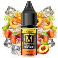 Líquido sales de nicotina peach Ice 10 ml 10/20 MG Magnum Vape con sabor a melocotón helado