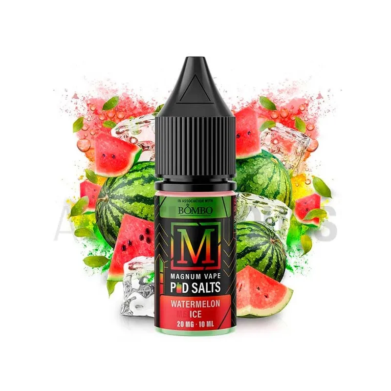 Líquido sales de nicotina Watermelon IceIce 10 ml 10/20 MG Magnum Vape con sabor a sandía fresca Líquido sales de nicotina Watermelon IceIce 10 ml 10/20 MG Magnum Vape con sabor a sandía fresca
