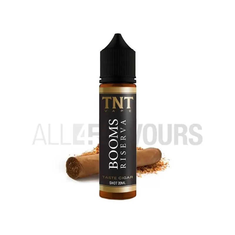 Extracto orgánico tabaco sin nicotina Booms Reserve 20 ml Tnt-Vape sabor a tabaco de puro Extracto orgánico tabaco sin nicotina Booms Reserve 20 ml Tnt-Vape sabor a tabaco de puro