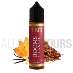 Extracto orgánico tabaco sin nicotina Booms Classic 20 ml Tnt-Vape sabor a tabaco de puro con vainilla