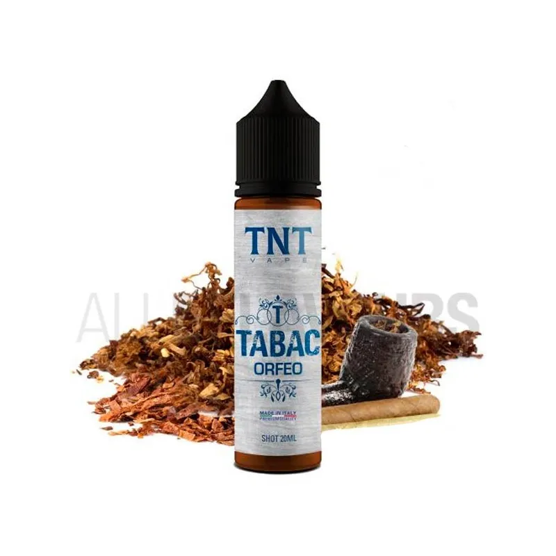 aroma vapeo sin nicotina Tabac Orfeo 20 ml TNT-Vape con sabor a tabaco aroma vapeo sin nicotina Tabac Orfeo 20 ml TNT-Vape con sabor a tabaco