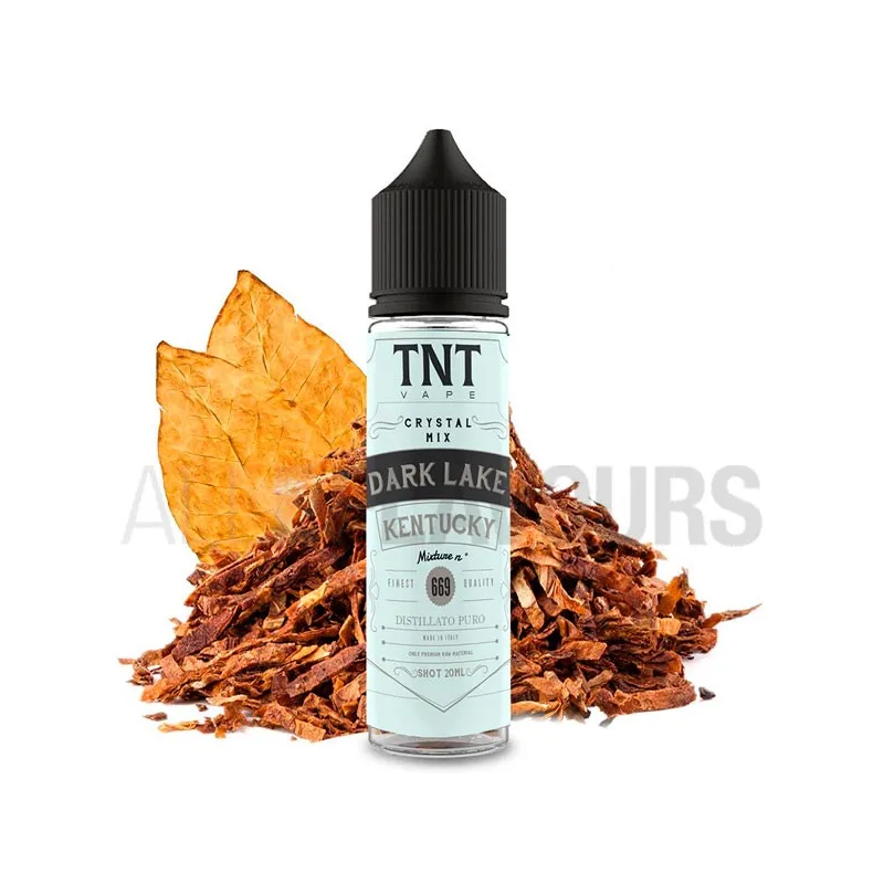 aroma vapeo sin nicotina Dark Lake Kentucky Crystal Mix 20 ml TNT-Vape con sabor a tabaco aroma vapeo sin nicotina Dark Lake Kentucky Crystal Mix 20 ml TNT-Vape con sabor a tabaco