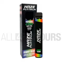 Vaper desechable CBD Haze Bar Platinium con sabor a gominolas