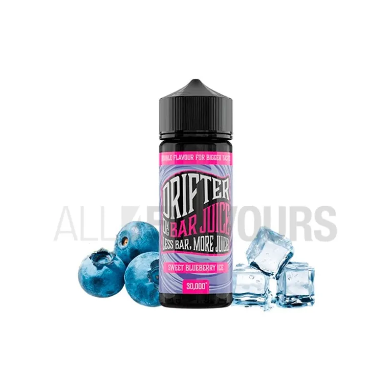 Líquido vapear sin nicotina sabor arándanos con frescor Juice Sauz Sweet Blueberry Ice 100 ml Drifter Bar Líquido vapear sin nicotina sabor arándanos con frescor Juice Sauz Sweet Blueberry Ice 100 ml Drifter Bar