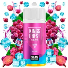 Líquido vapeo sin nicotina Grape Ice 100 ml Kings Crest con sabor a uvas con efecto frío